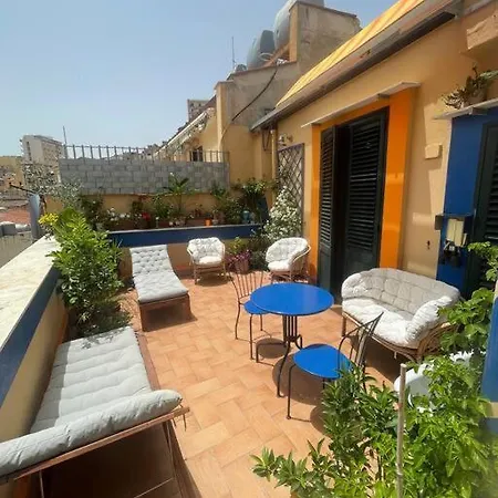 Apartment Bella Vista Sant Orsula 2 Bedroom View Terrace Historic Center Spacious Termini Imerese