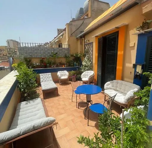 Appartement Bella Vista Sant Orsula 2 Bedroom View Terrace Historic Center Spacious Termini Imerese